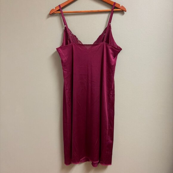 VTG Maidenform Women Slip Dress Sz 38 Babydoll Chemise Cami Coquette Whimsigoth - Picture 4 of 12
